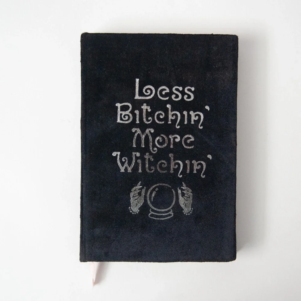 Print Fresh Witchy Themed Velvet Journal